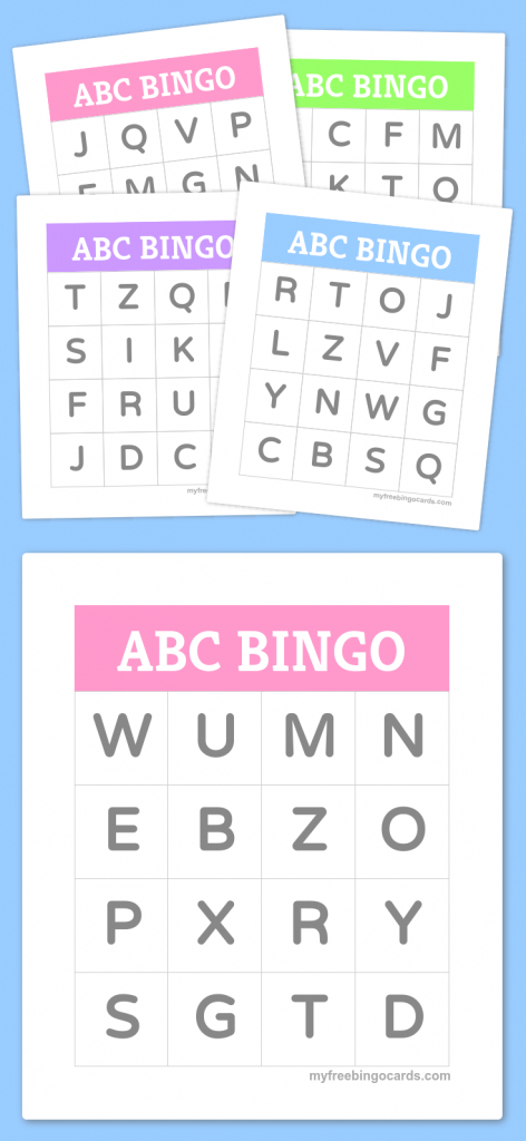 Free Printable Bingo Cards | Bingo Cards | Alphabet Bingo, Preschool | Bingo Cards Online Printable