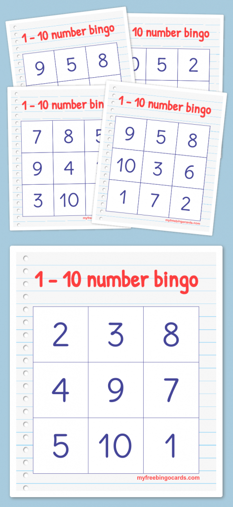 Free Printable Bingo Cards | Math | Bingo, Numbers Preschool | Bingo Cards Printables For Numbers