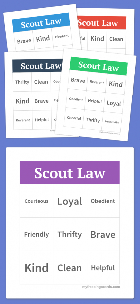 Free Printable Bingo Cards | Tiger Cub Scout | Cub Scout Games, Cub | Eagle Scout Cards Free Printable