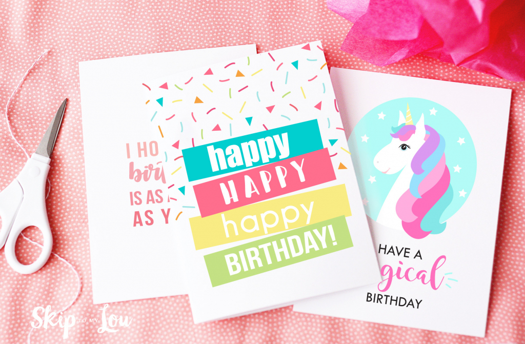 Free Printable Birthday Cards | Skip To My Lou | Birthday Cards With Photos Printable