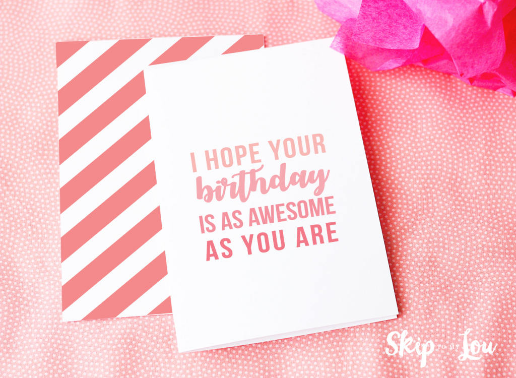 Free Printable Birthday Cards | Skip To My Lou | Printable Birthday Cards For Wife