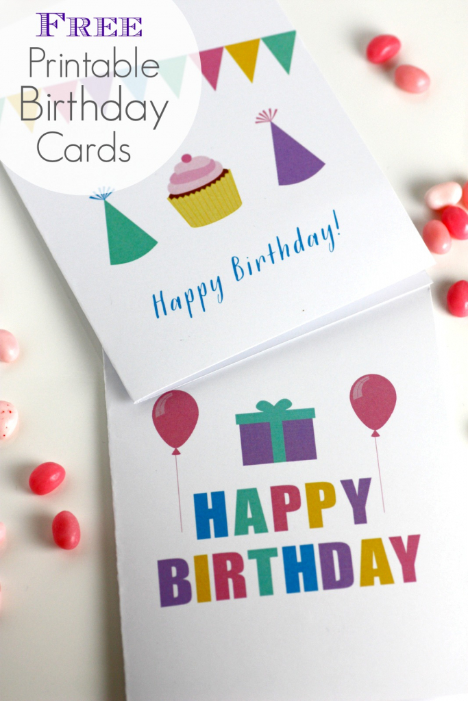 Free Printable Blank Birthday Cards | Catch My Party | Free Printable Greeting Cards
