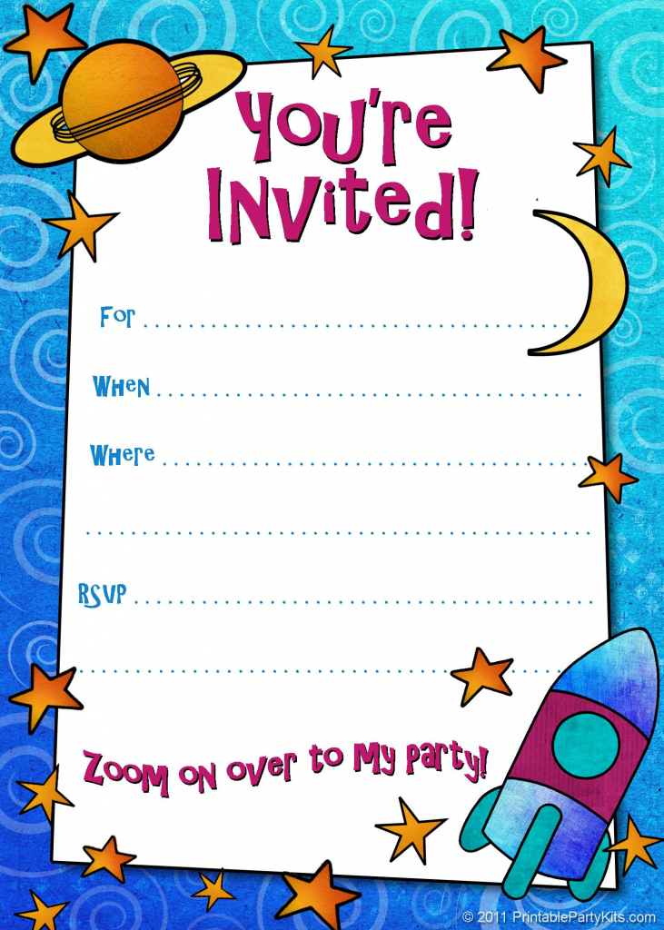 Free Printable Boys Birthday Party Invitations | Birthday Party | Free Printable Personalized Birthday Invitation Cards