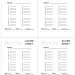 Free Printable Bunco Score Sheets (77+ Images In Collection) Page 1 | Printable Bunco Score Cards Free