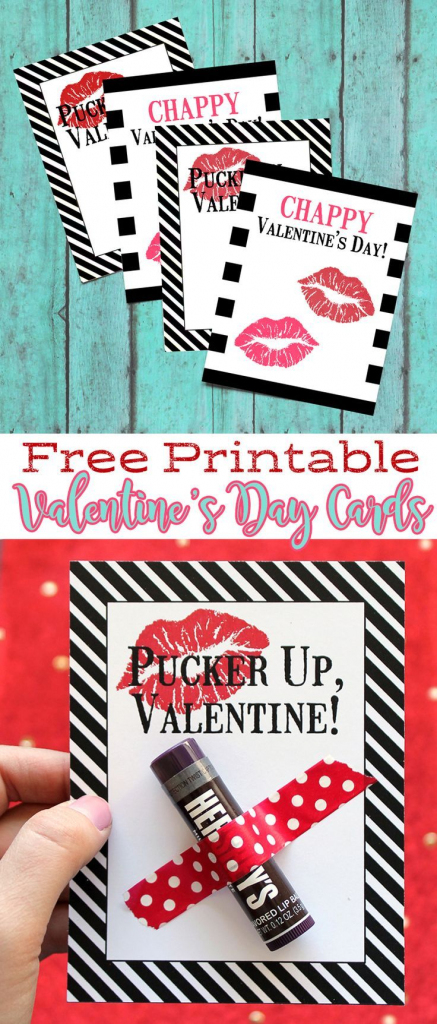 Free Printable Chapstick Valentine&amp;#039;s Day Cards | Will You Be My | Valentine&amp;#039;s Day Cards For Her Printable