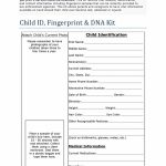 Free Printable Child Id Card | Child Binder | Children, Printables | Free Printable Child Identification Card