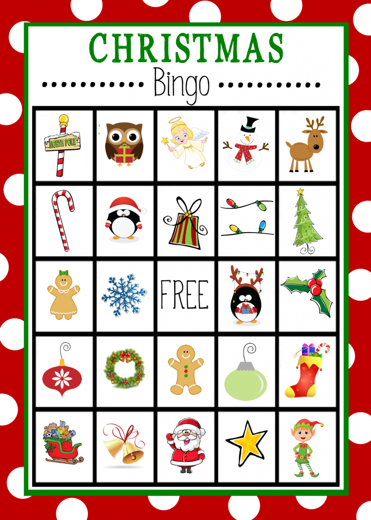 Free Printable Christmas Bingo For Large Groups Free Printable Templates