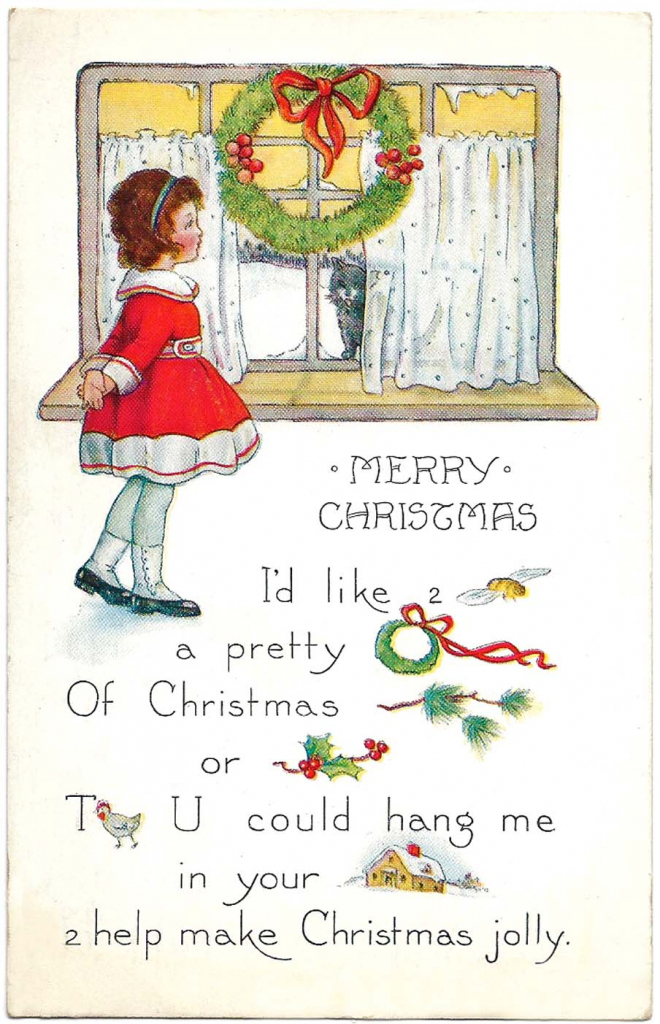 Free Printable Christmas Cards - From Antique Victorian To Modern | Free Printable Xmas Cards