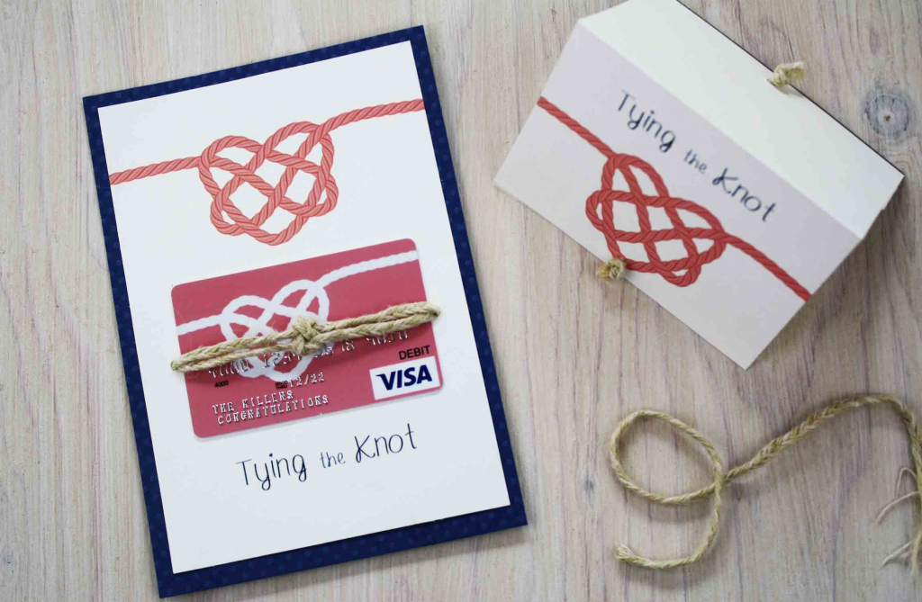 Free Printable} Congratulations On Tying The Knot | Giftcards | Printable Visa Gift Cards