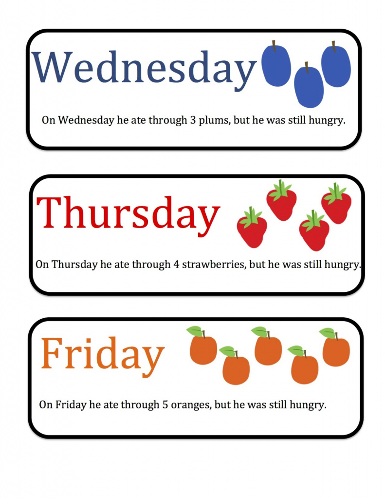 Free Printable Days Of The Week Cards | Free Printables | Free Printable Days Of The Week Cards