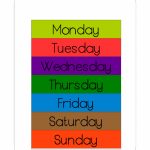 Free Printable Days Of The Week Workbook And Poster | The Resources | Free Printable Days Of The Week Cards