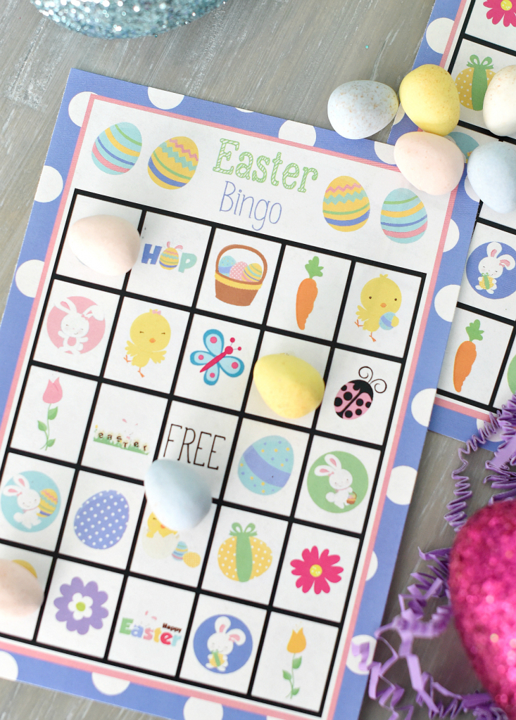 Free Printable Easter Bingo Game – Fun-Squared | Free Printable Religious Easter Bingo Cards