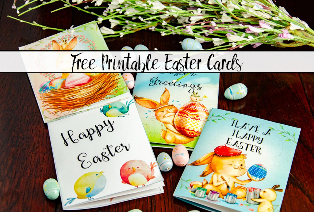 Free Printable Easter Cards: 4 Adorable Designs | Free Printable Easter Greeting Cards