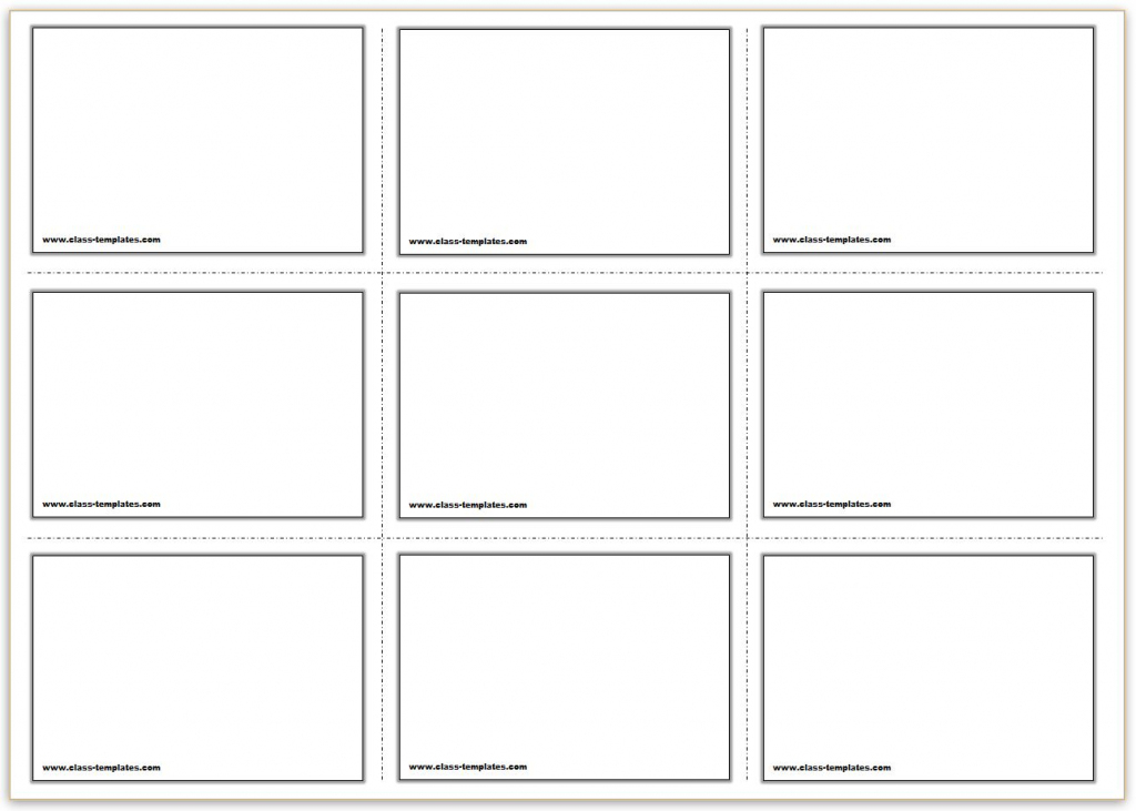 Free Printable Flash Cards Template | Custom Flash Cards Printable