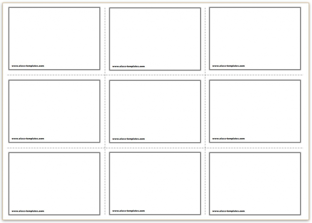 Free Printable Flash Cards Template | Printable Flash Card Maker Front And Back