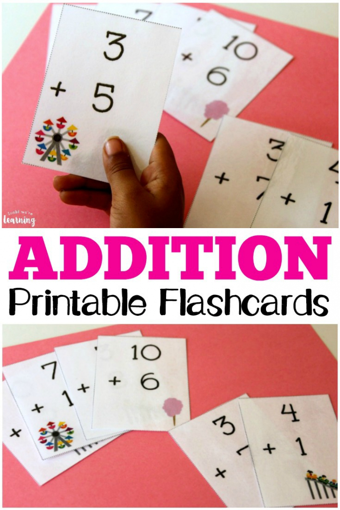 Free Printable Addition Flash Cards Printable Card Free