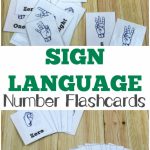 Free Printable Flashcards: Asl Number Flashcards | Sign Language Flash Cards Printables