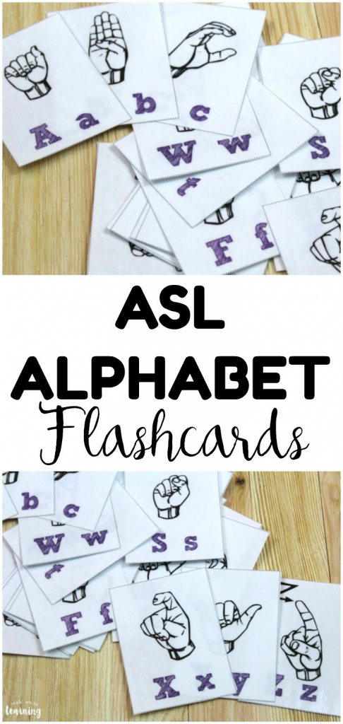 Free Printable Flashcards: Sign Language Alphabet Flashcards | Sign Language Alphabet Printable Flash Cards