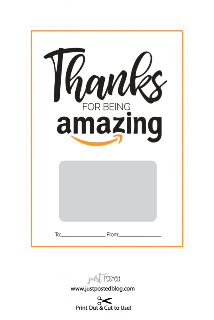 Amazon Printable Gift Card Printable Card Free