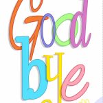 Free Printable Good Bye Greeting Card | Good Ideas | Goodbye Cards | Good Luck Greeting Cards Printable