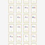 Free Printable Greek Alphabet Flash Cards   Koine Greek Alphabet | Greek Flash Cards Printable