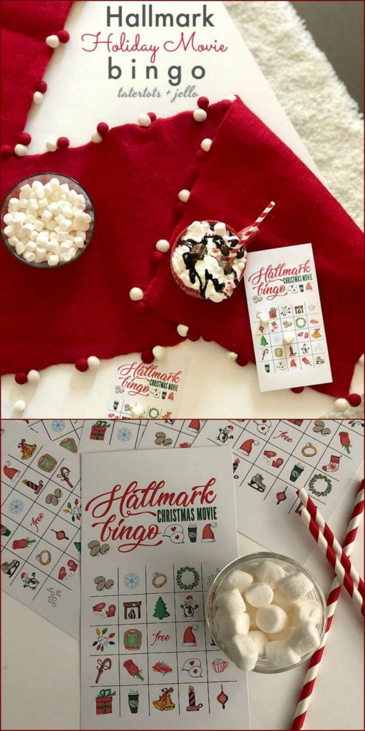 Free Printable Hallmark Channel Holiday Bingo Game Cards | Diy Ho Ho | Free Printable Hallmark Cards