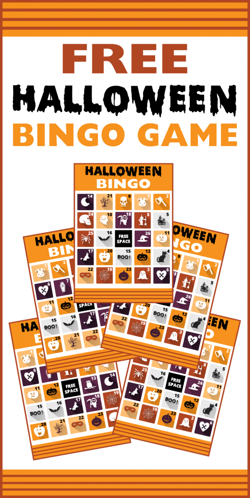 Free Printable Halloween Bingo Cards | Catch My Party | 25 Printable Halloween Bingo Cards