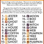 Free Printable Halloween Bingo Cards | Catch My Party | 25 Printable Halloween Bingo Cards