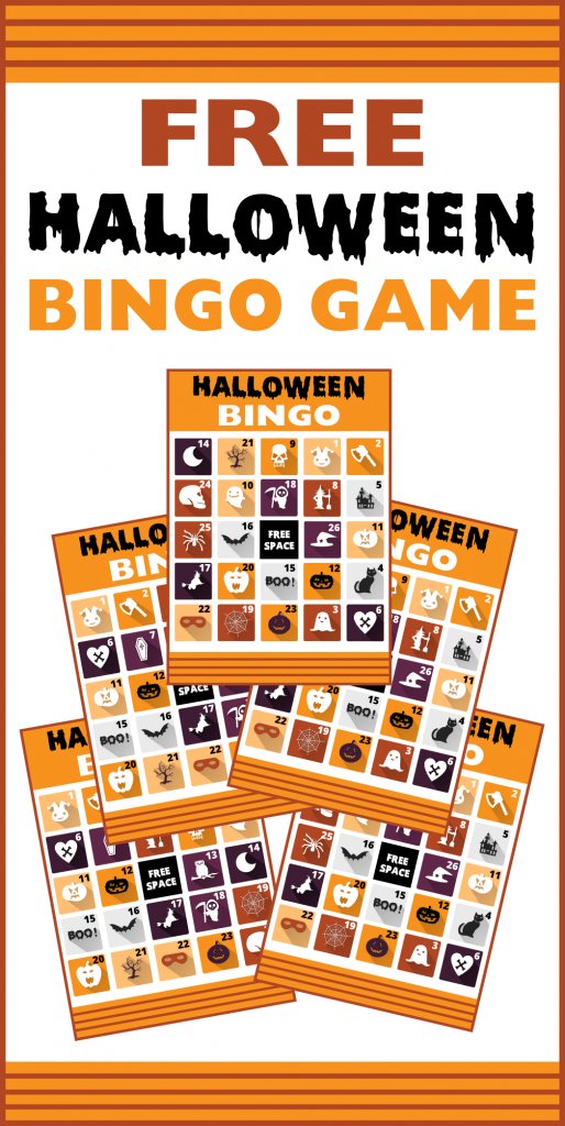 Free Printable Halloween Bingo Cards | Catch My Party | Printable Halloween Bingo Cards