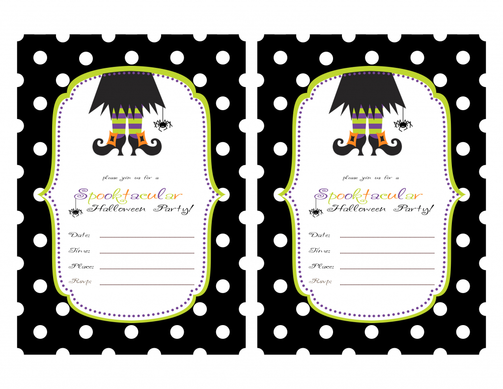 Free Printable Halloween Invitations Templates - Kleo.bergdorfbib.co | Free Printable Halloween Cards