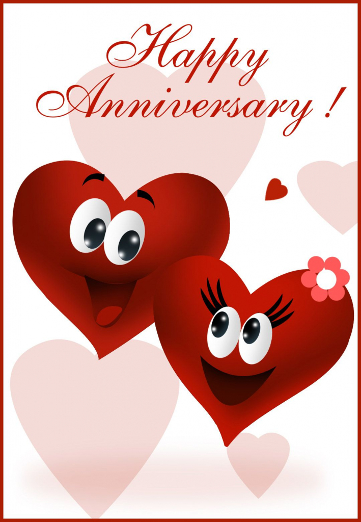 Free Printable Happy Anniversary Greeting Card | Anniversary | Happy | Printable Wedding Anniversary Cards