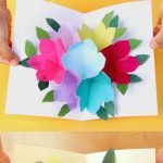 Free Printable Happy Birthday Card With Pop Up Bouquet | Printables | Free Printable Pop Up Birthday Card Templates