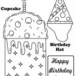 Free Printable Happy Birthday Coloring Pages For Kids | Printable Coloring Birthday Cards