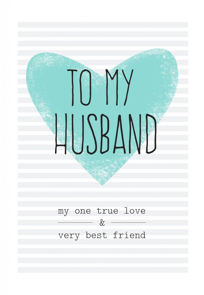 Free Printable Husband Greeting Card | Diy | Free Birthday Card | Free Printable Greeting Card Sentiments