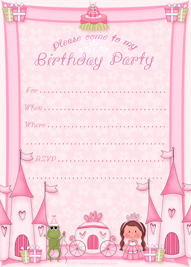 Free Printable Invitation. Pinned For Kidfolio, The Parenting Mobile | Free Printable Birthday Invitation Cards Templates