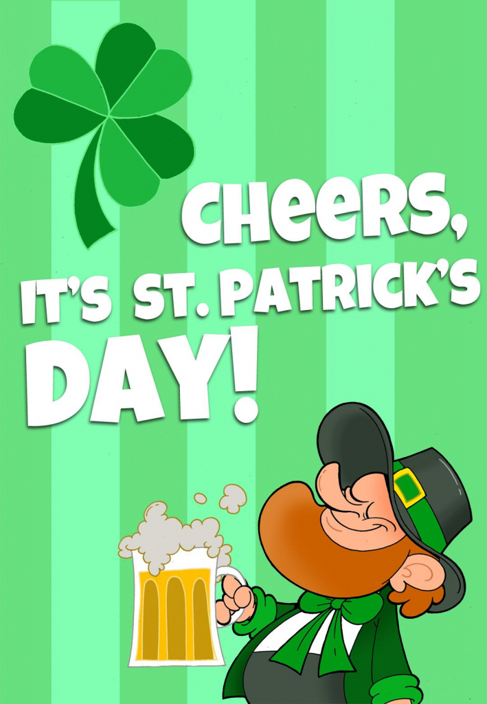 Free Printable &amp;#039;its St Patricks Day&amp;#039; Greeting Card | Printable St | Free Printable St Patrick&amp;amp;#039;s Day Card