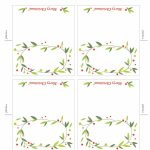 Free Printable Lemon Squeezy: Day 12: Place Cards | Work Stuff | Free Printable Christmas Tent Cards