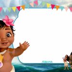Free Printable Little Moana Birthday And Baby Shower | Moana | Free Printable Moana Birthday Cards