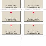 Free Printable Love Coupons | Printable Romantic Cards For Her