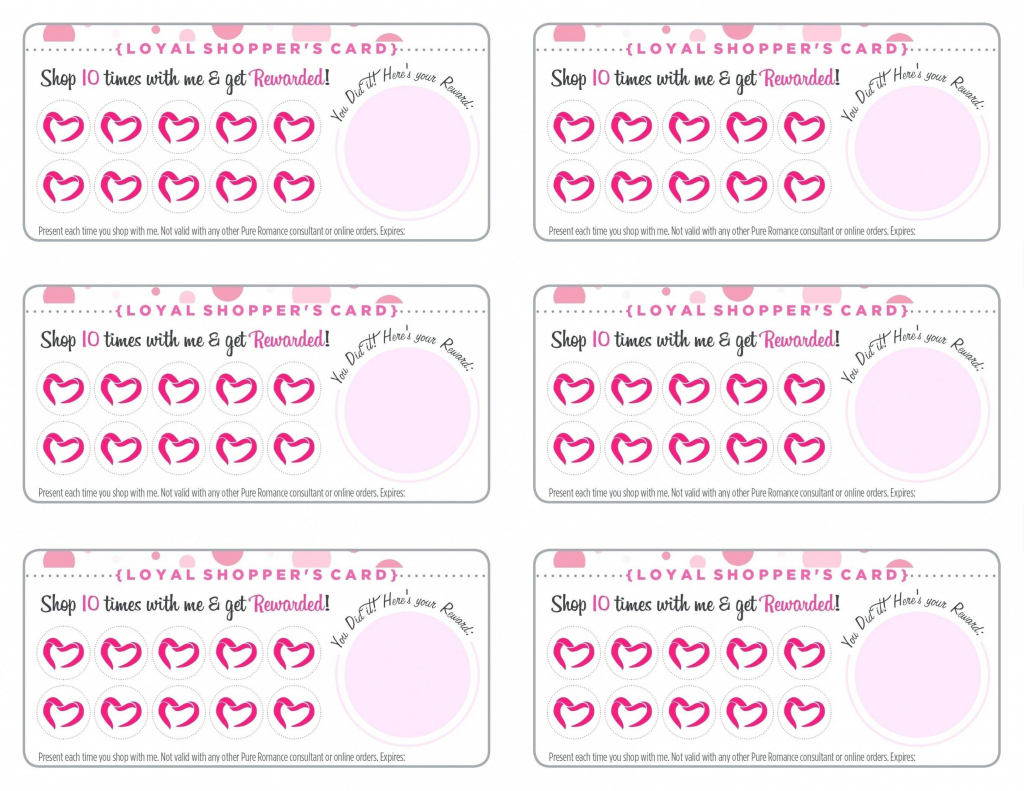 Free Printable Loyalty Card Template | Free Printables | Free Printable Loyalty Card Template