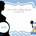 Free Printable Mickey Mouse Baby Shower Invitation Template | Baby | Baby Shower Cards Online Free Printable