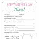 Free Printable Mother's Day Cards For Kids To Make For Mom! Easy Diy | Printable Mothers Day Cards For Preschoolers