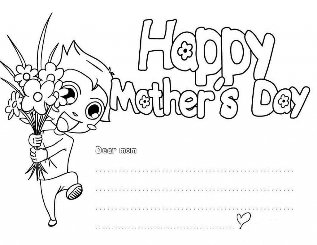 Free Printable Mothers Day Coloring Pages For Kids | Printable Mothers Day Cards For Kids To Color