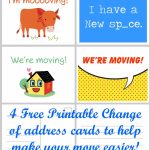 Free Printable Moving Announcement Change Of Address Card – Premier | We Are Moving Cards Free Printable