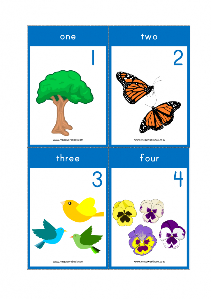 Free Printable Number Flashcards - Counting Flashcards 1-10 For Kids | Counting Flash Cards Printable