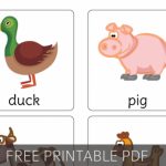 Free Printable Pdf Farm Animals Flashcards | Julianna | Farm Animals | Free Printable Farm Animal Flash Cards