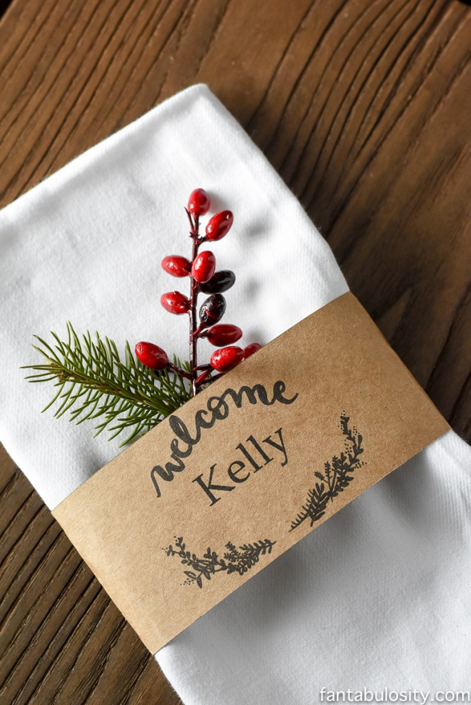 Free Printable Place Cards &amp;amp; Customizable Download For Names! | Free Printable Place Card Templates Christmas