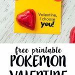 Free Printable Pokemon Valentine | Valentines Day | Valentines | Pokemon Valentine Cards Printable