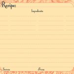 Free Printable Recipe Cards | Call Me Victorian | Printable Vintage Recipe Cards