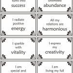 Free Printable Self Esteem Worksheets | Free Printable Positive Self | Free Printable Positive Affirmation Cards